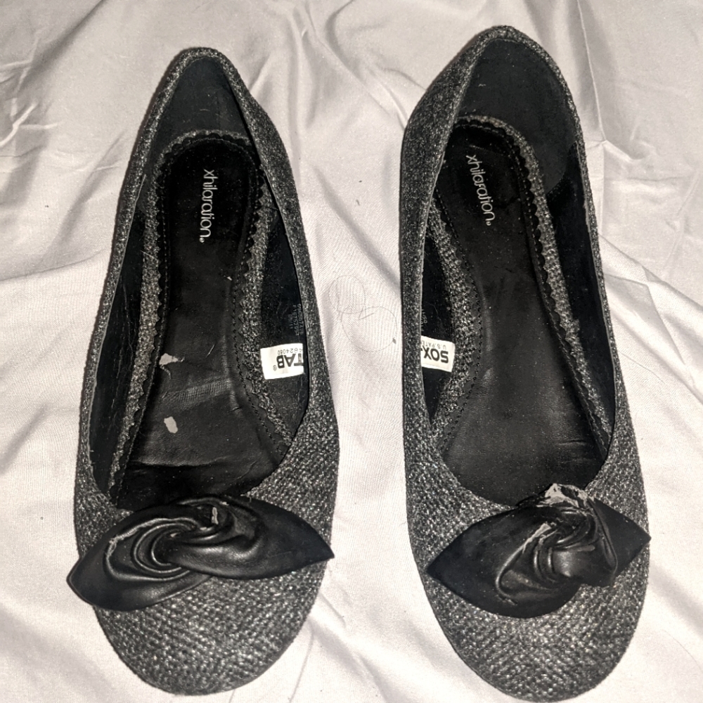 Xhilaration Black Ballet Flats 7